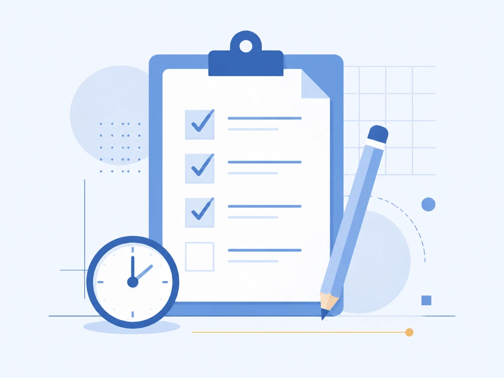 Checklist illustration for finding a nearby Life in the UK Test centre