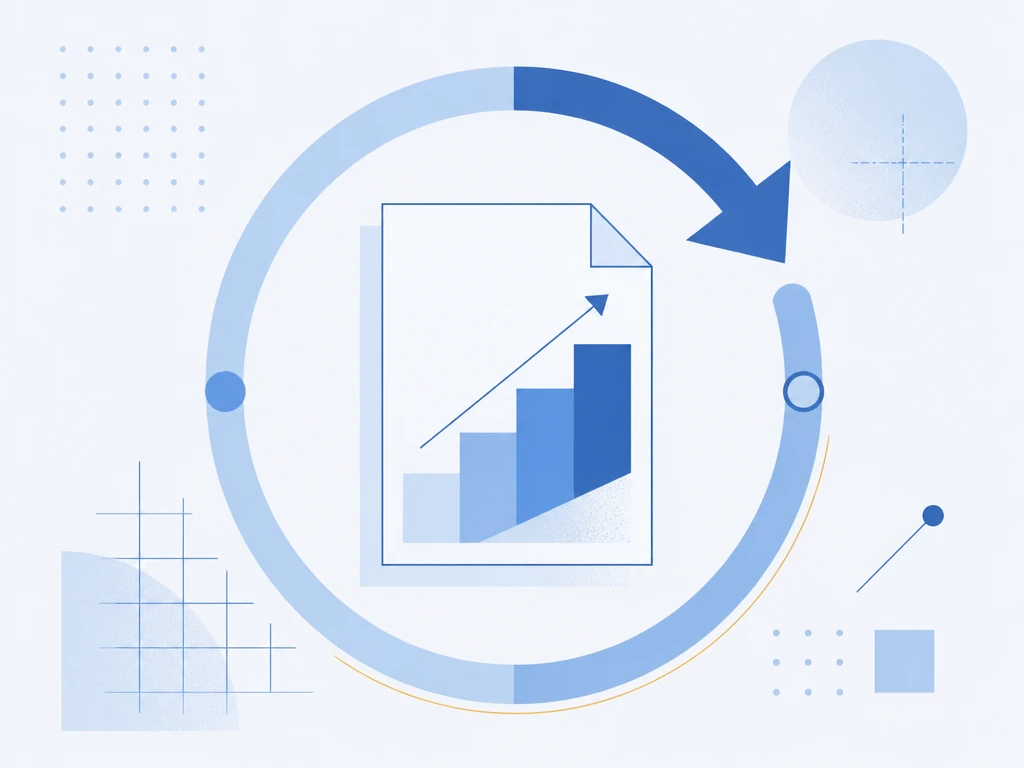 Flat illustration of a circular retry arrow, illustrating what happens if you fail the Life in the UK test